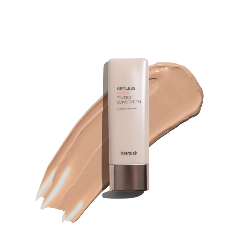 Heimish Artless Glow Tinted Sunscreen SPF 50+ PA+++ 40ml | Tone Up Sunscreen for face