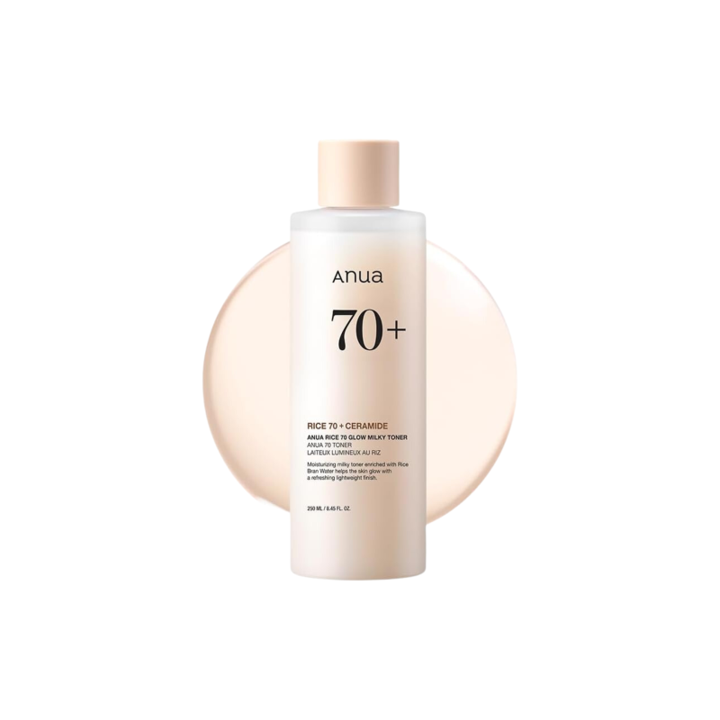 Anua Rice 70 Glow Milky Toner 250ml for Glass Skin