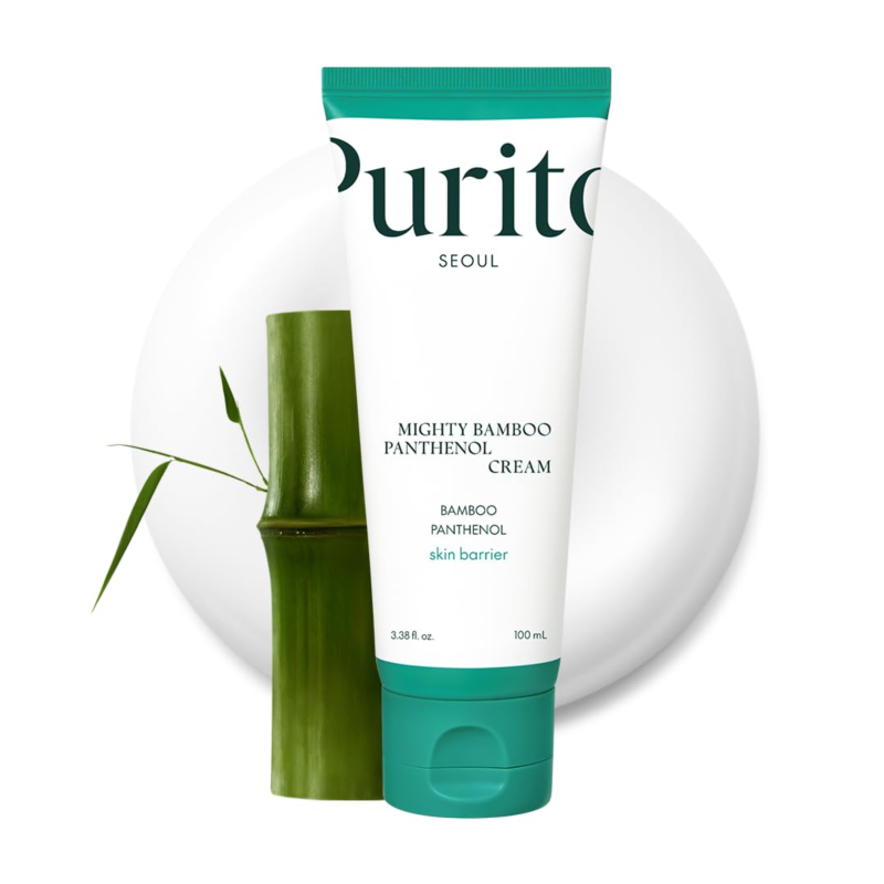 PURITO SEOUL Mighty Bamboo Panthenol Cream 100ml | Glow Cream, Skin Barrier Repair for All Skin Type