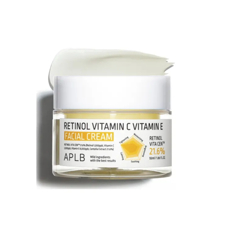 APLB Retinol Vitamin C Vitamin E Facial Cream 55ml | Deep Hydration