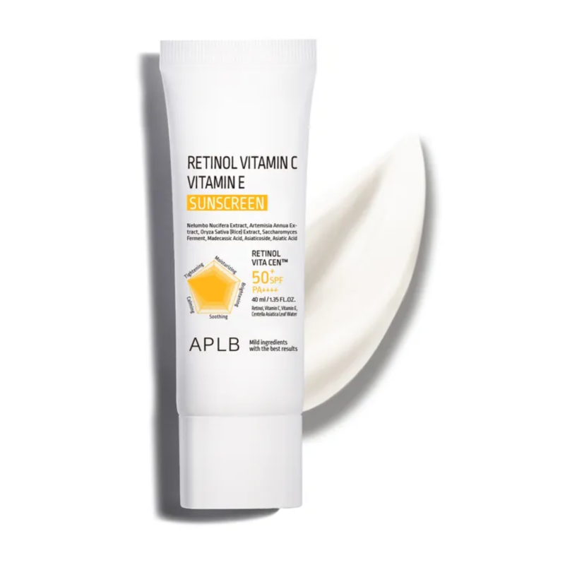 APLB Retinol Vitamin C Vitamin E Sunscreen 40ml | All Skin Types