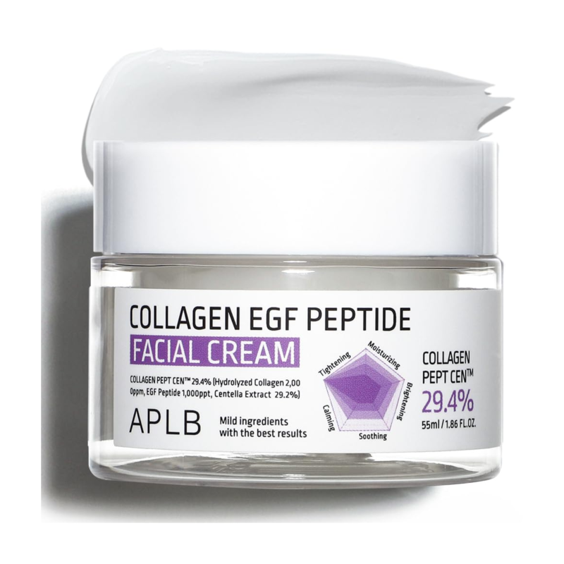 APLB Collagen EGF Peptide Facial Cream 55ml | Elasticity Care, Deep Hydration