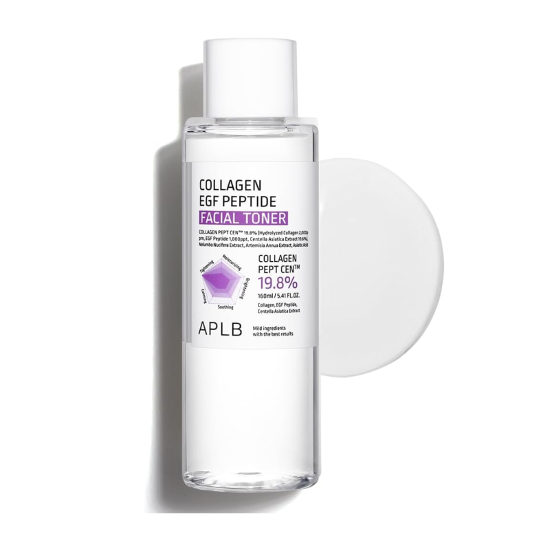 APLB Collagen EGF Peptide Facial Toner 160ml | Replenishing Moisture Improve Skin Texture
