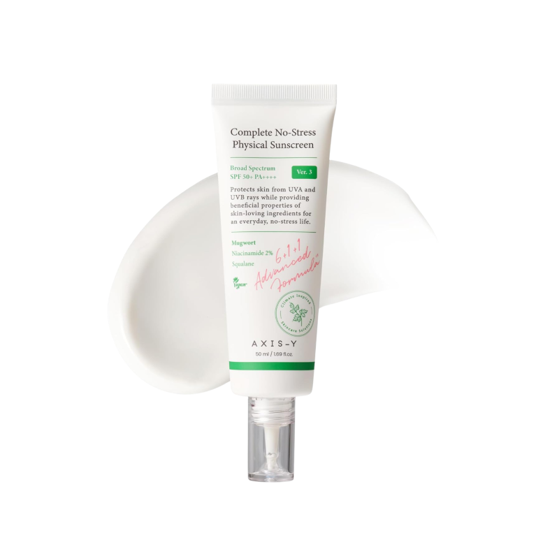 Axis-Y No Stress Physical Sunscreen with SPF 50+ PA++++ (Ver.3) 50ml