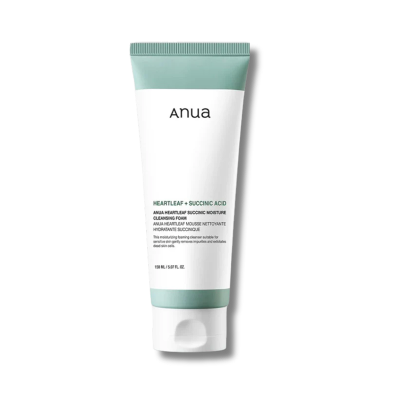 Anua Heartleaf Succinic Moisture Cleansing Foam 150ml