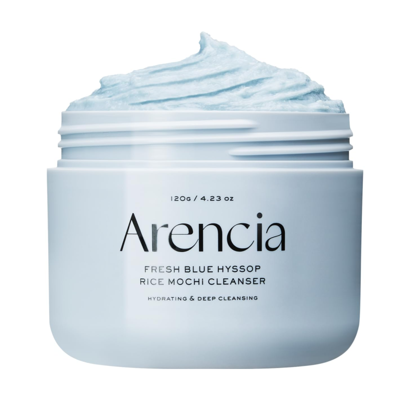 Arencia Fresh Blue Hyssop Rice Mochi Cleanser 120g