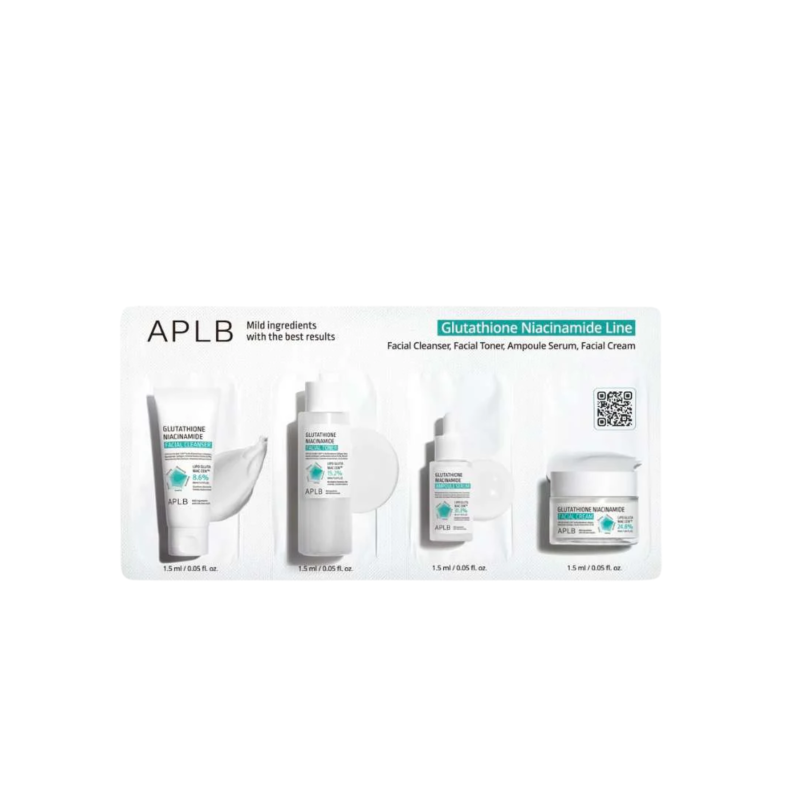 APLB - Glutathione Niacinamide Skin 4 Types Sachet Set